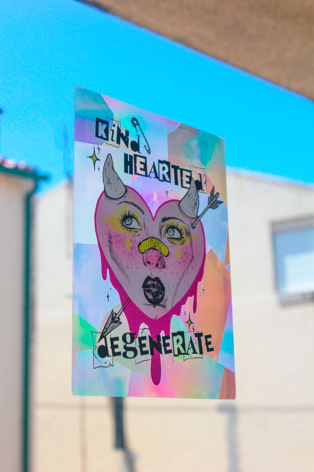 Sun catcher sticker
