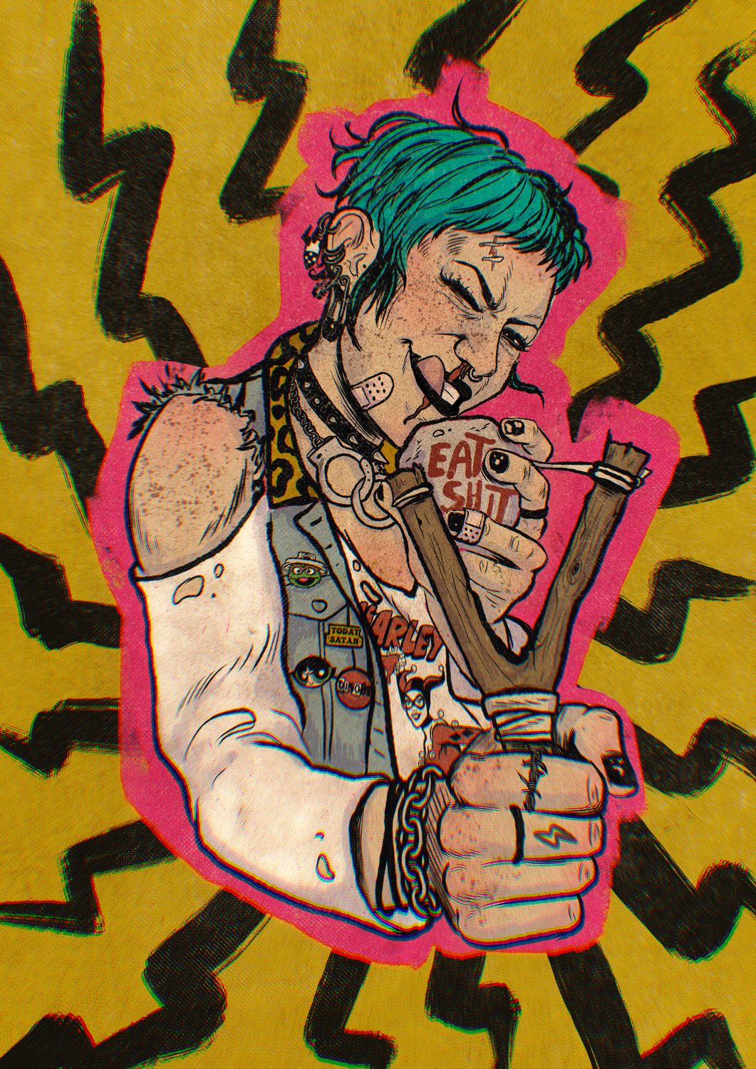 Eat Shit print