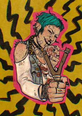 Eat Shit print