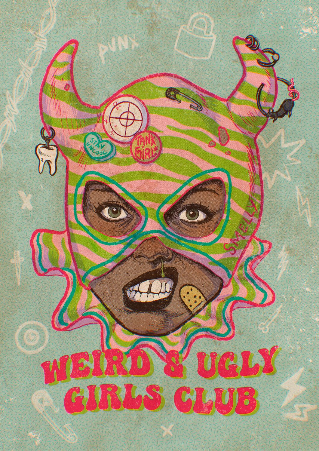 Weird &amp; ugly Girls club print