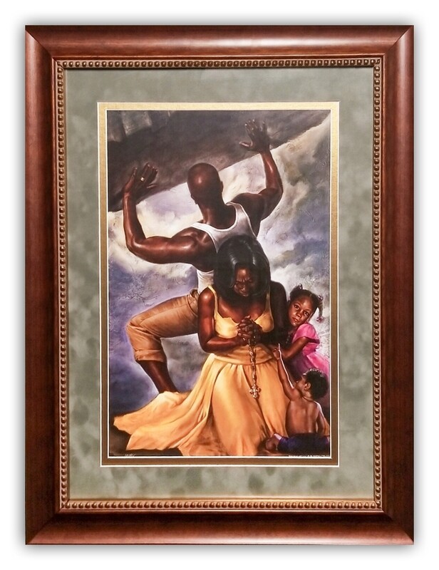 Behind Every Great Man (framed)