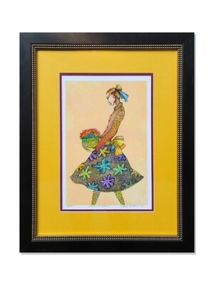 Girl with daisies (Framed) Girl with daisies (Framed)