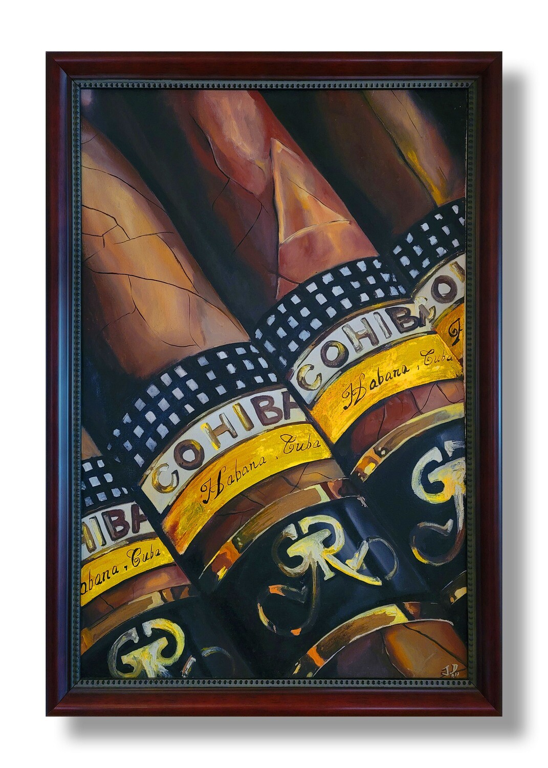 &quot;Simply The Best&quot; COHIBA SIGLO VI GRAN RESERVA (framed)
