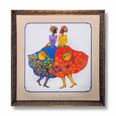 Sunflower Girls (Framed)