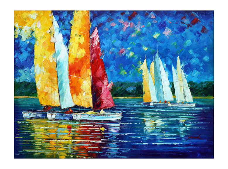 Smooth Sailing, Purchase Options: Fine Art Watercolor Print