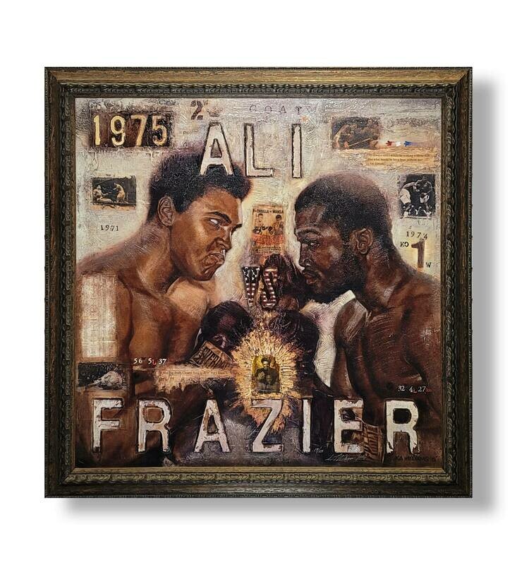 Ali vs Frazer (Framed Canvas)