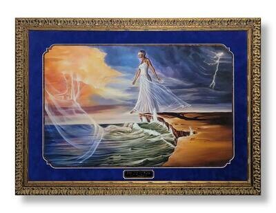 Stepping out on faith-Female (framed)
