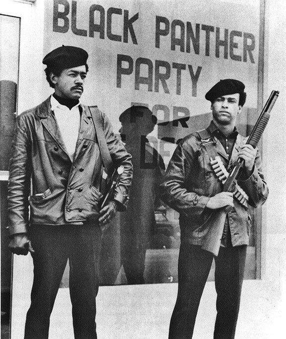 Bobby Seale and Huey P. Newton