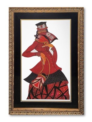 Sister In Red (Framed)