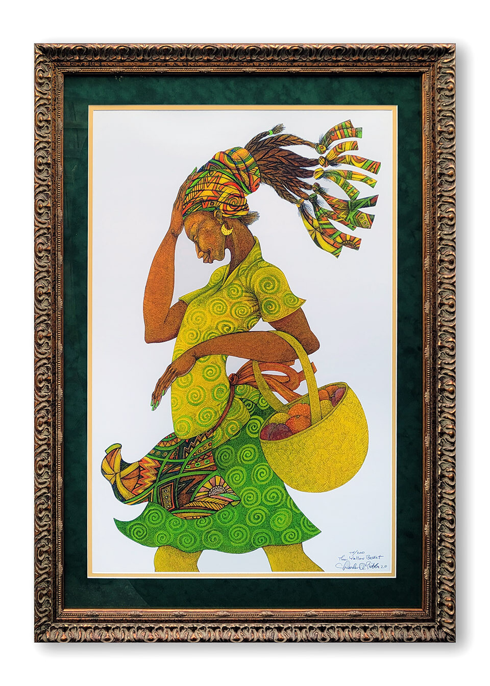 The Yellow Basket (Framed)