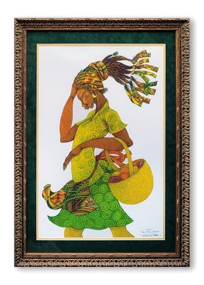 The Yellow Basket (Framed)