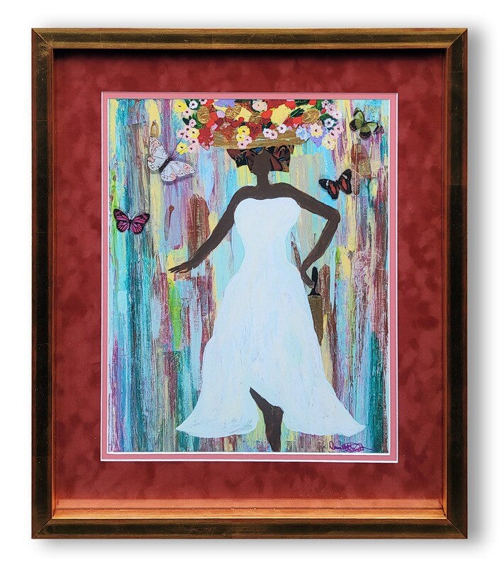 Lady Christine Angel Of Montego Bay(framed)