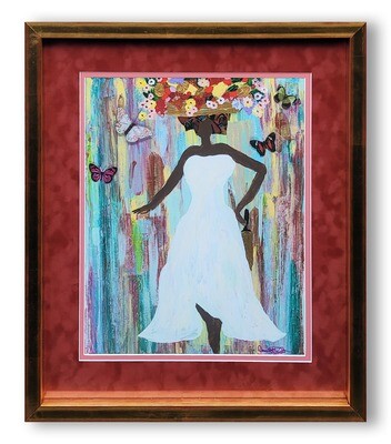 Lady Christine Angel Of Montego Bay(framed)