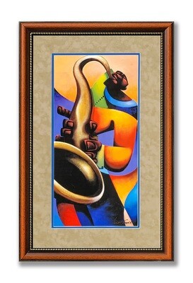 Mo Sax (framed)