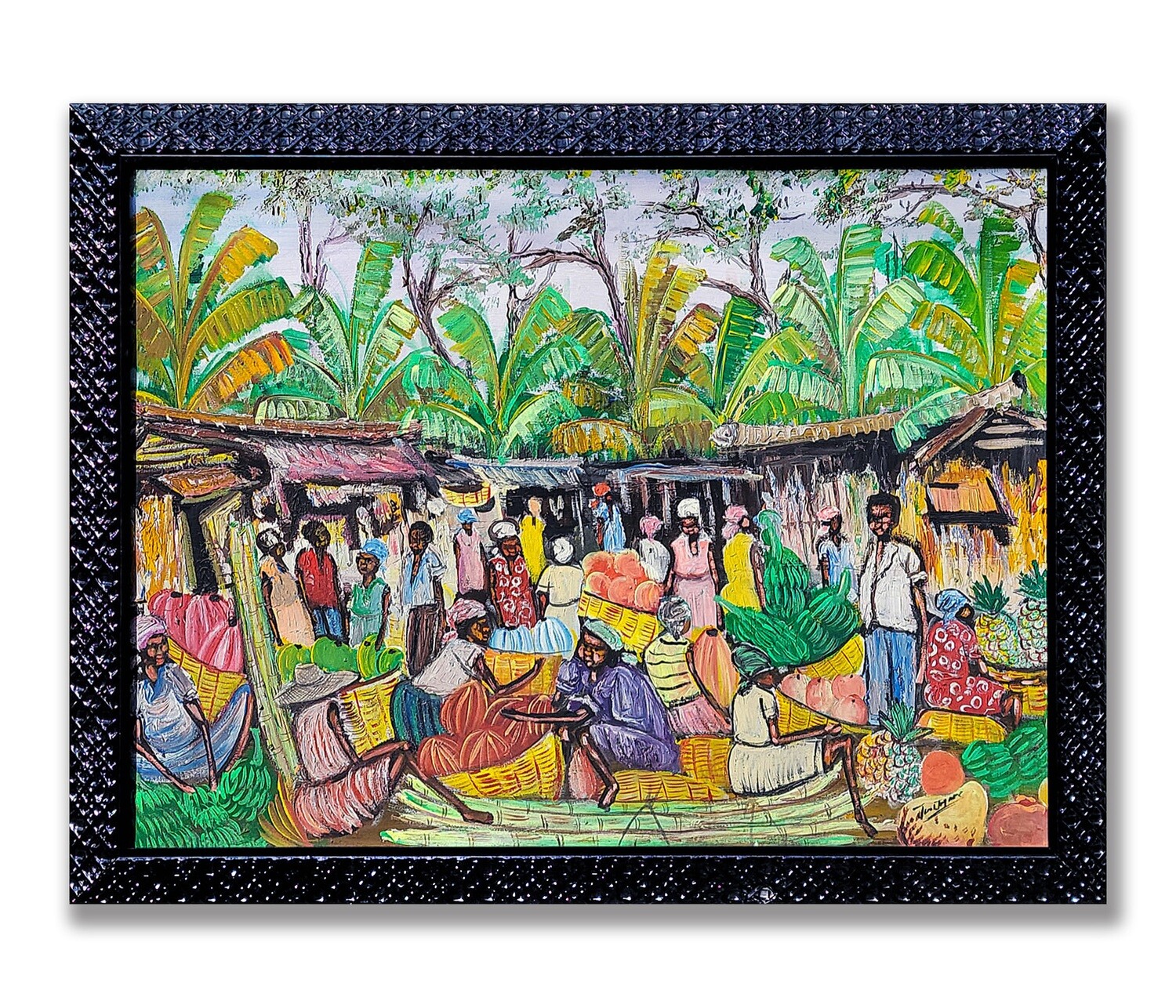 The Market (Framed Canvas)
