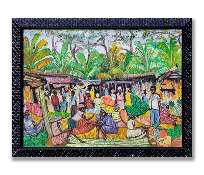 The Market (Framed Canvas)