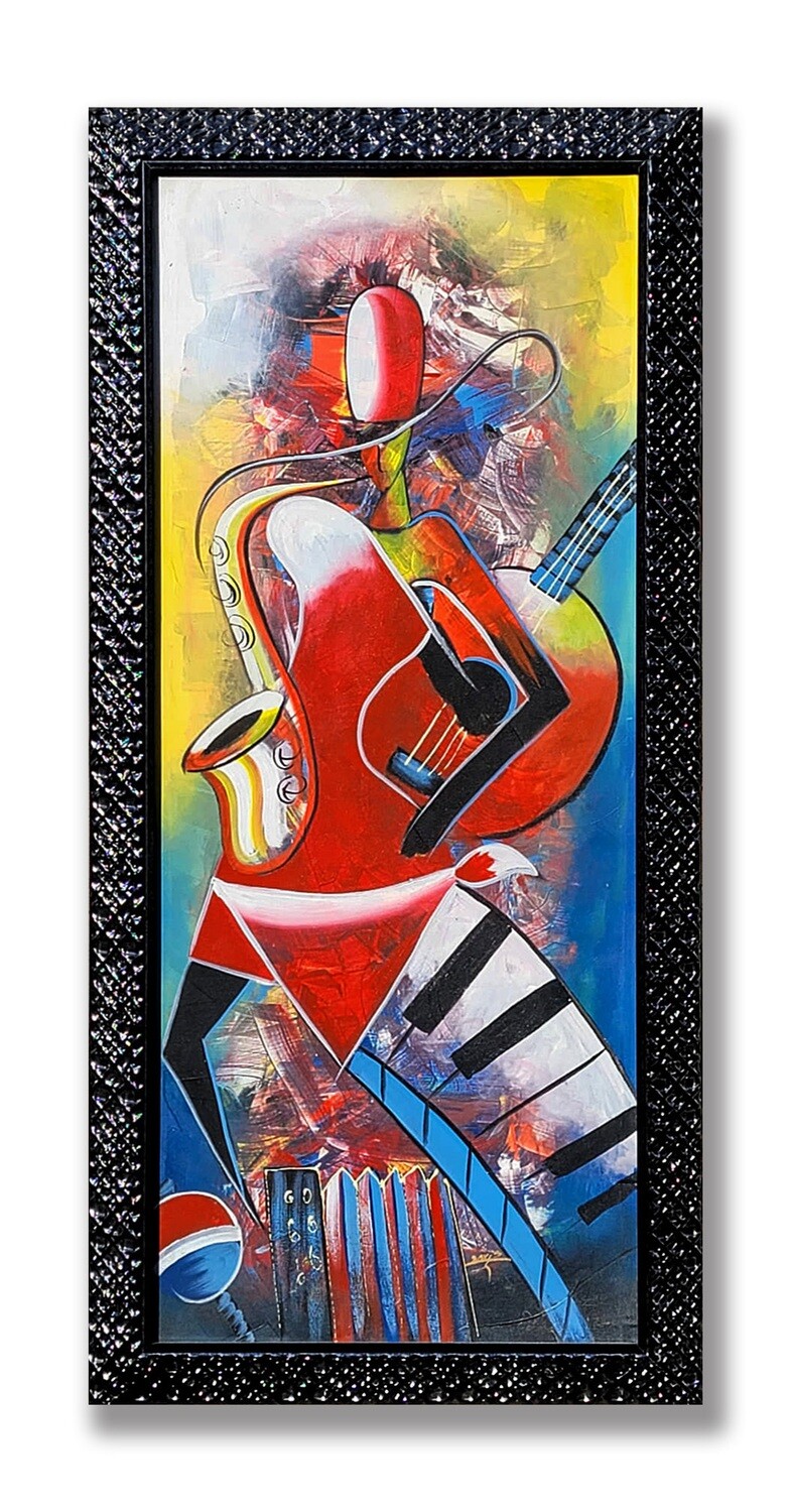Jazzin (Framed Canvas)