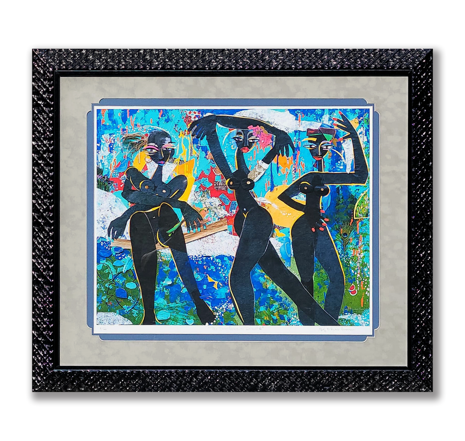 Three Graces of Detroit III (framed)