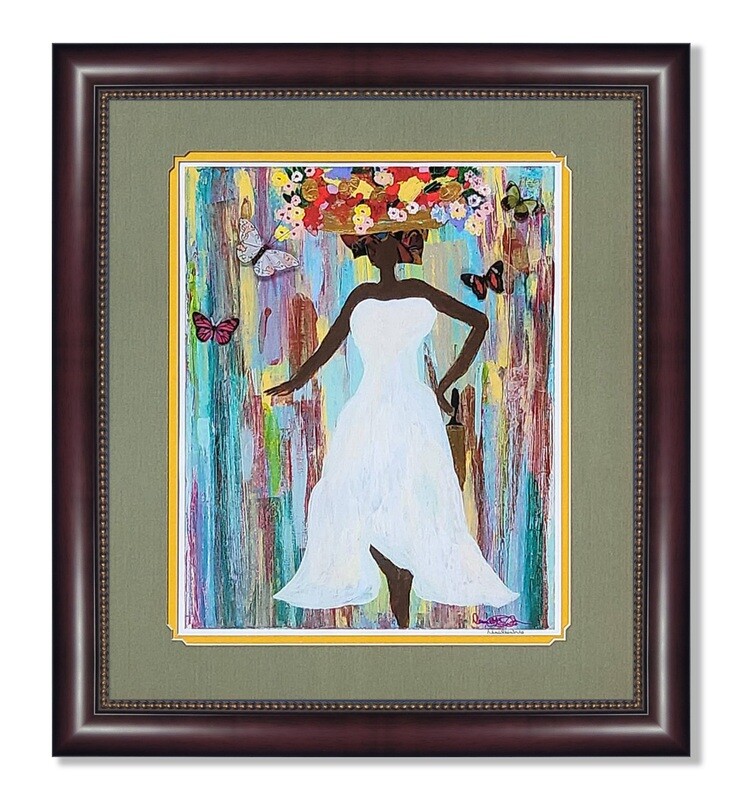 "Lady Christine Lady of Montego Bay"(Framed)