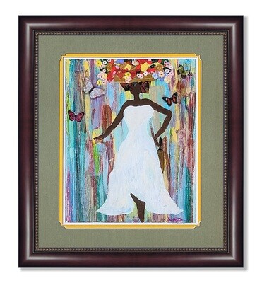 "Lady Christine Lady of Montego Bay"(Framed)