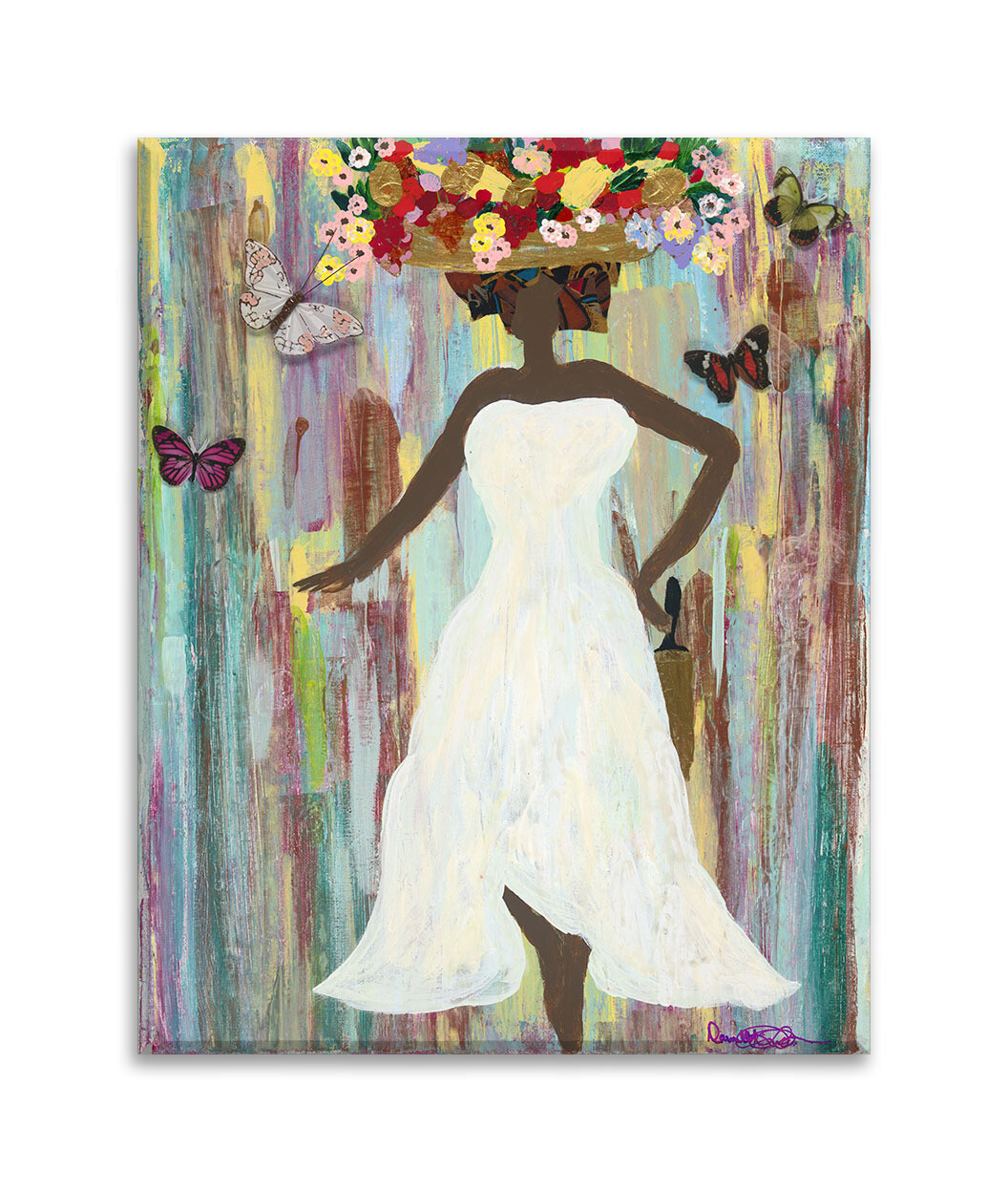 &quot;Lady Christine Angel of Montego bay&quot;(canvas)