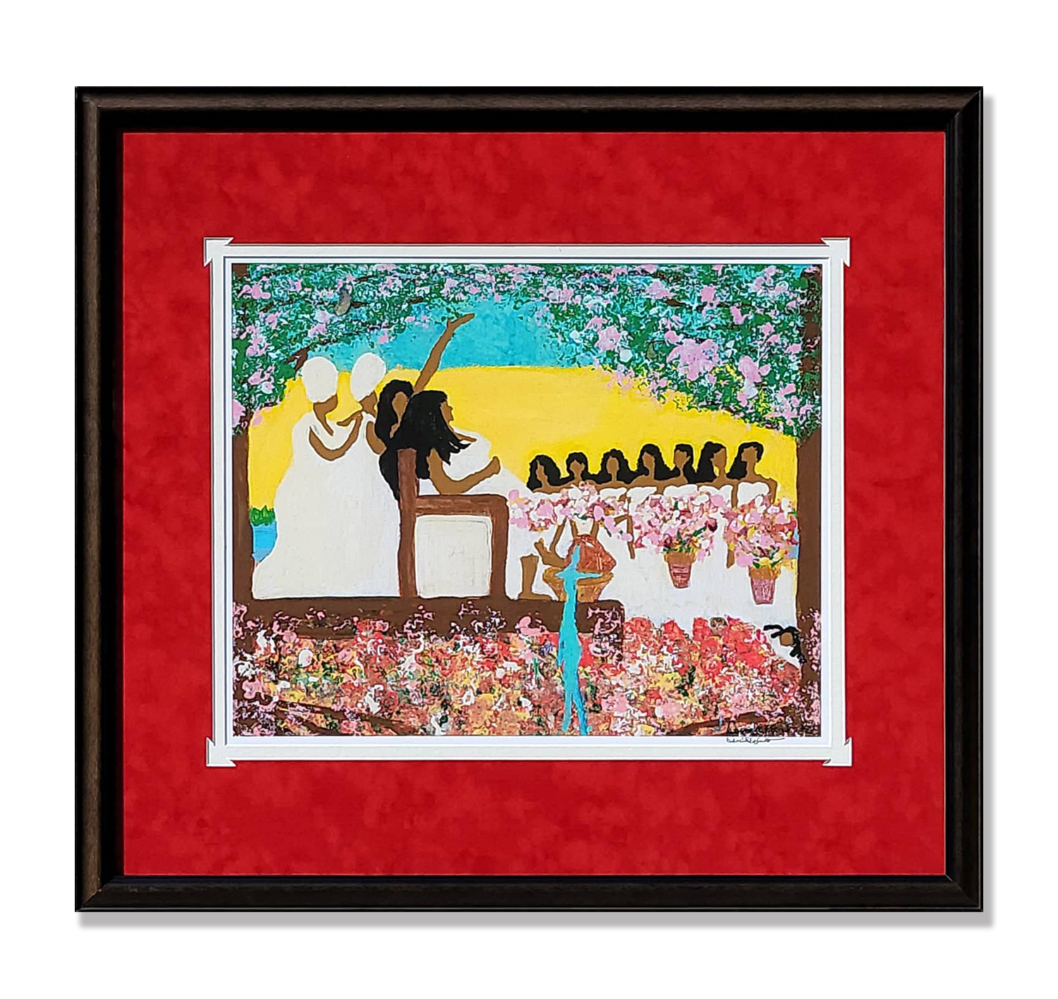 &quot;Honoring The Mother Toungue&quot;(Framed)
