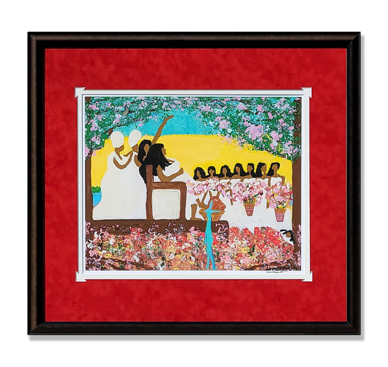 "Honoring The Mother Toungue"(Framed)