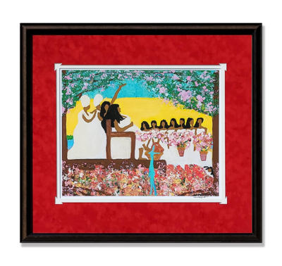 "Honoring The Mother Toungue"(Framed)