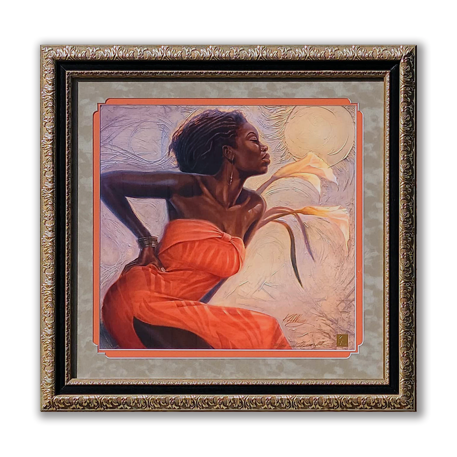 Natural Woman Series &quot;African Lillies&quot; (framed)