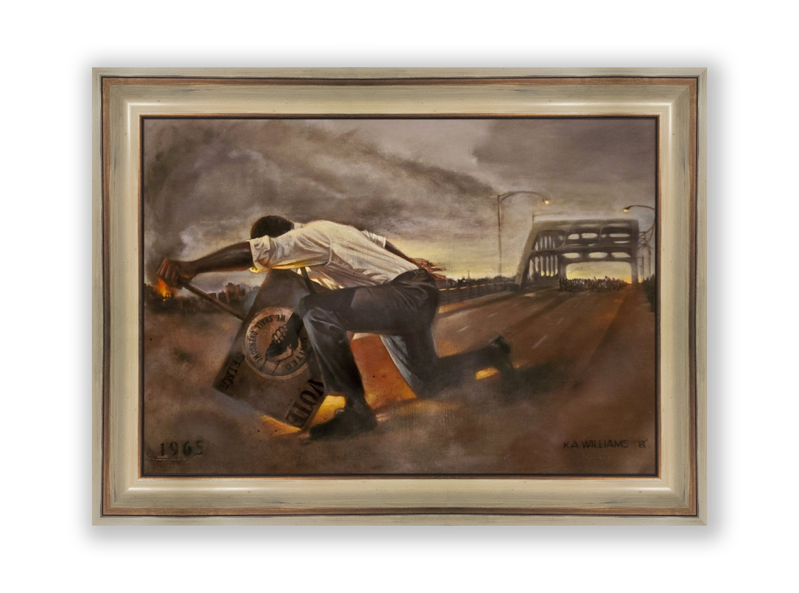 FORWARD TO SELMA (Framed Canvas)