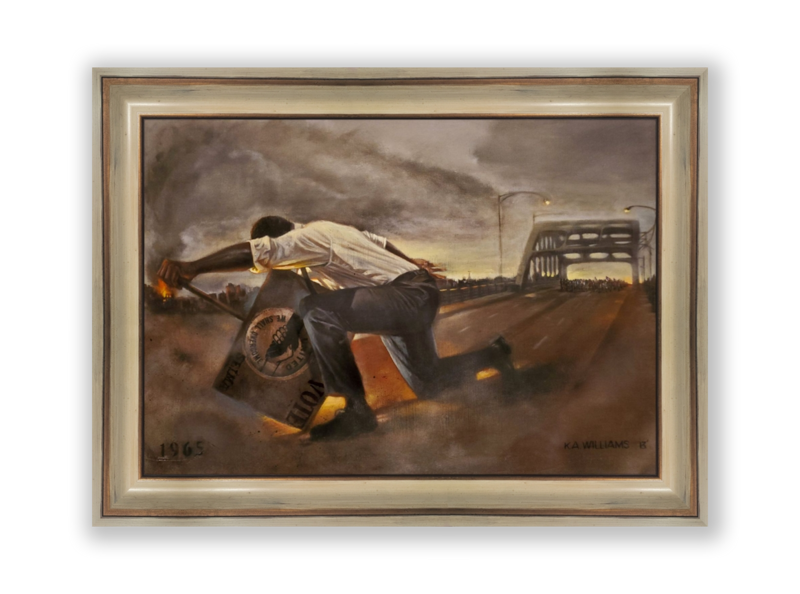 FORWARD TO SELMA (Framed Canvas)