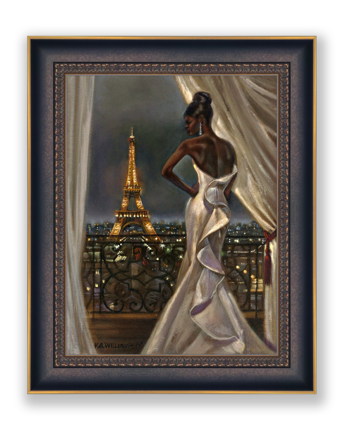 Parlaying in Paris (Framed Canvas)