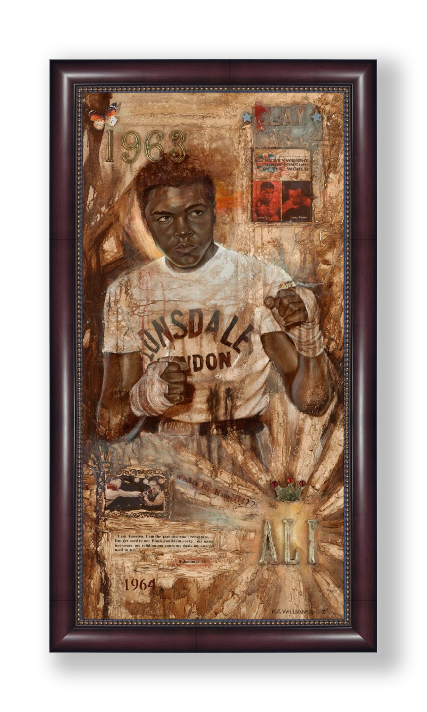 ALI - 1963 (Framed Canvas)