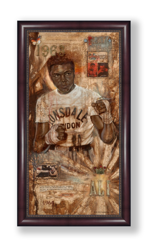 ALI - 1963 (Framed Canvas)