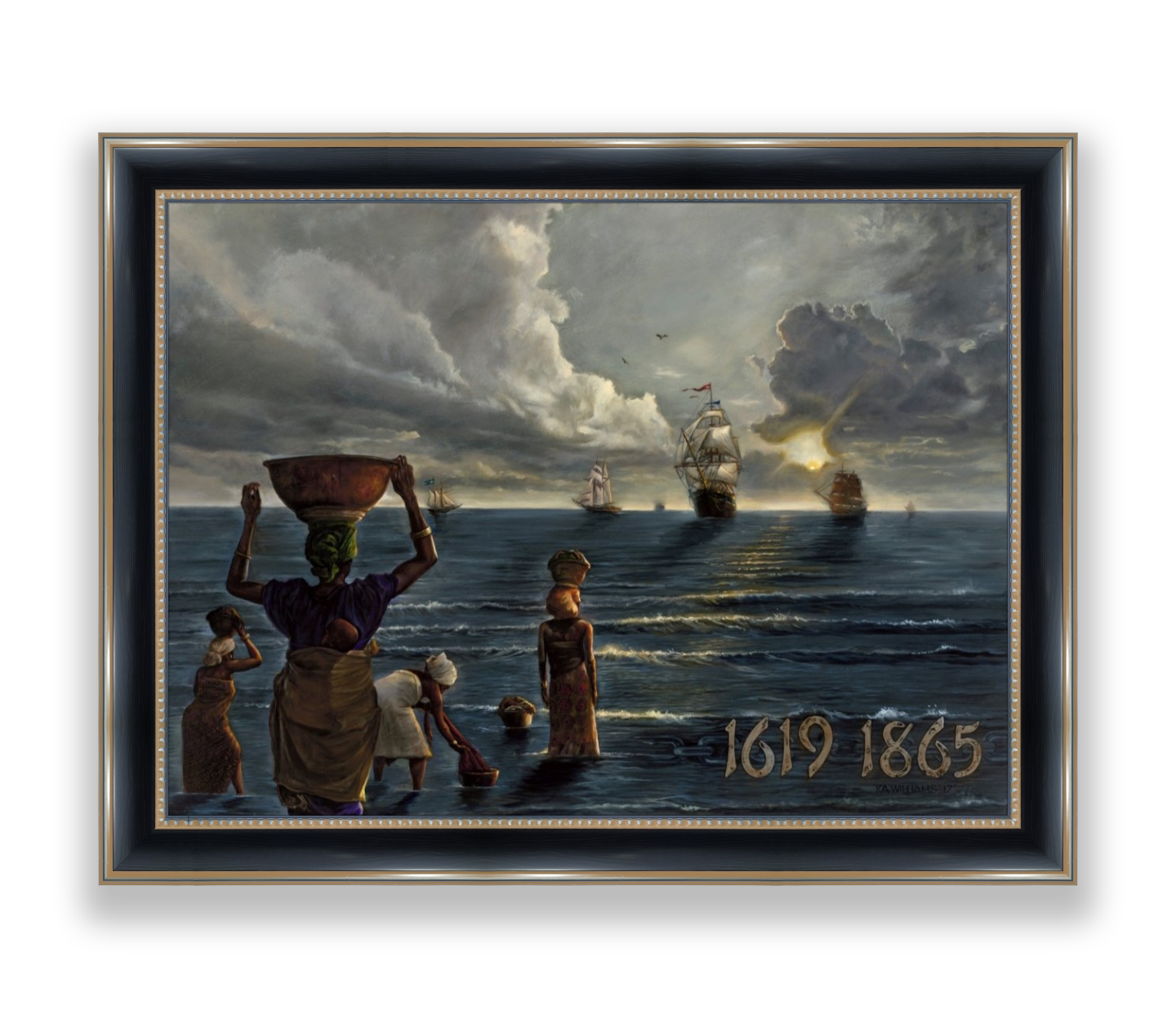 The Washers (Framed Canvas)