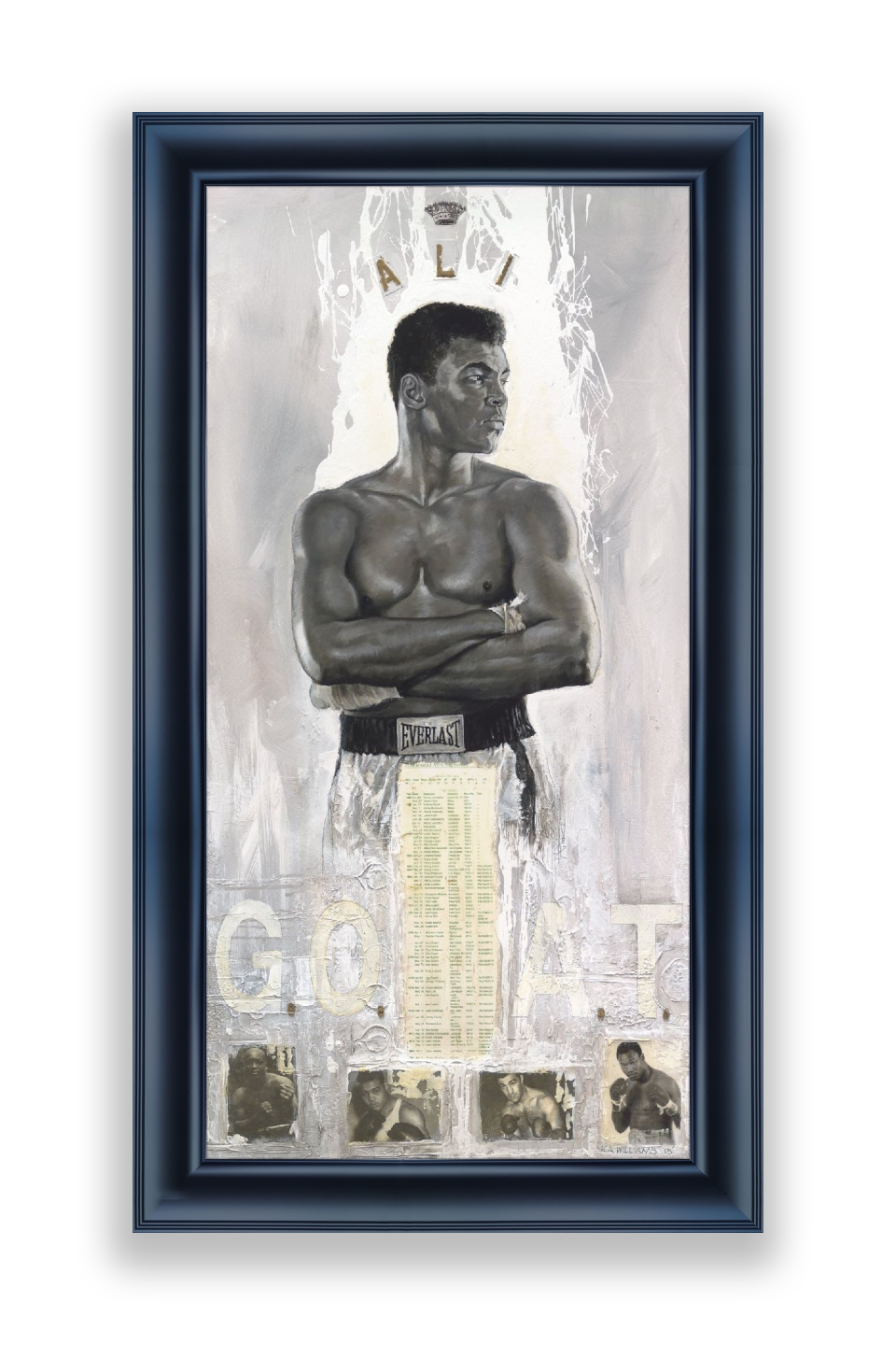 ALI- PLATINUM (Framed Canvas)