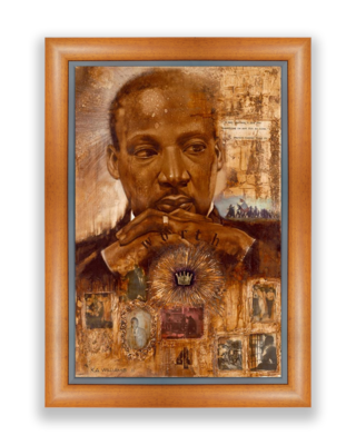 MLK- Worth Dying 4 (Framed Canvas) MLK- Worth Dying 4 (Framed Canvas)