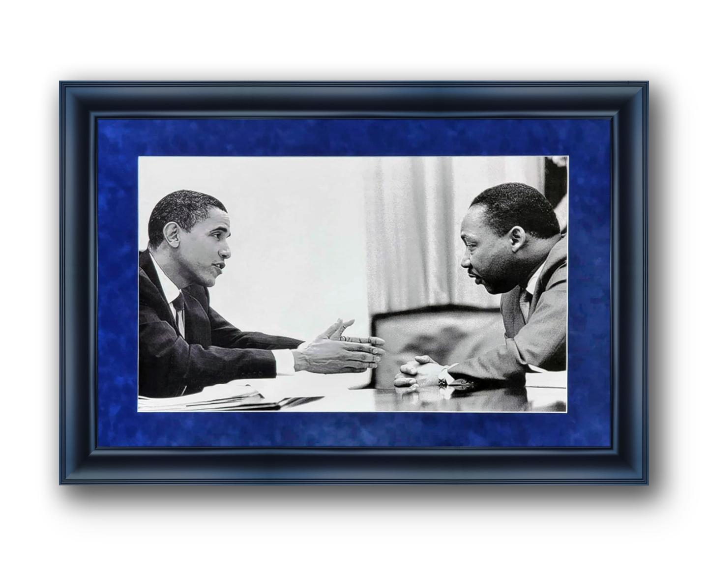 Obama &amp; MLK (framed)