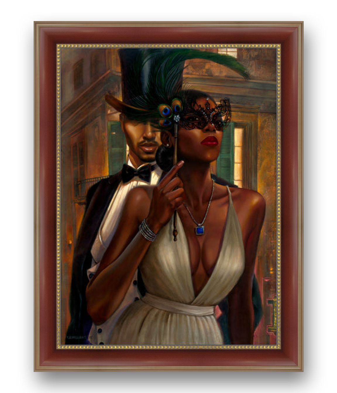 Masquerade (Framed Canvas)