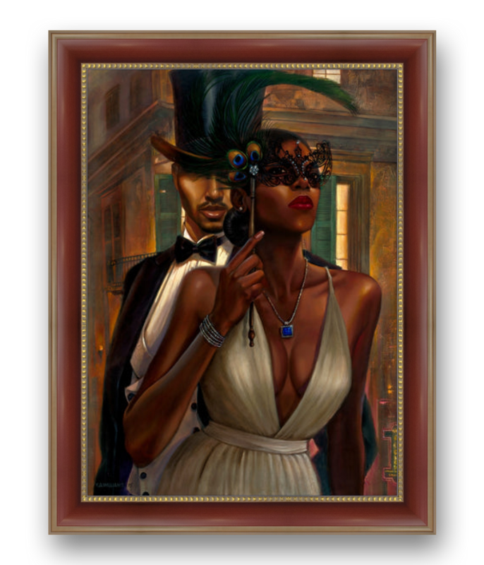 Masquerade (Framed Canvas)