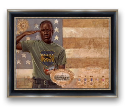 Respect The Dream - Tuskegee Airmen (Framed Canvas)