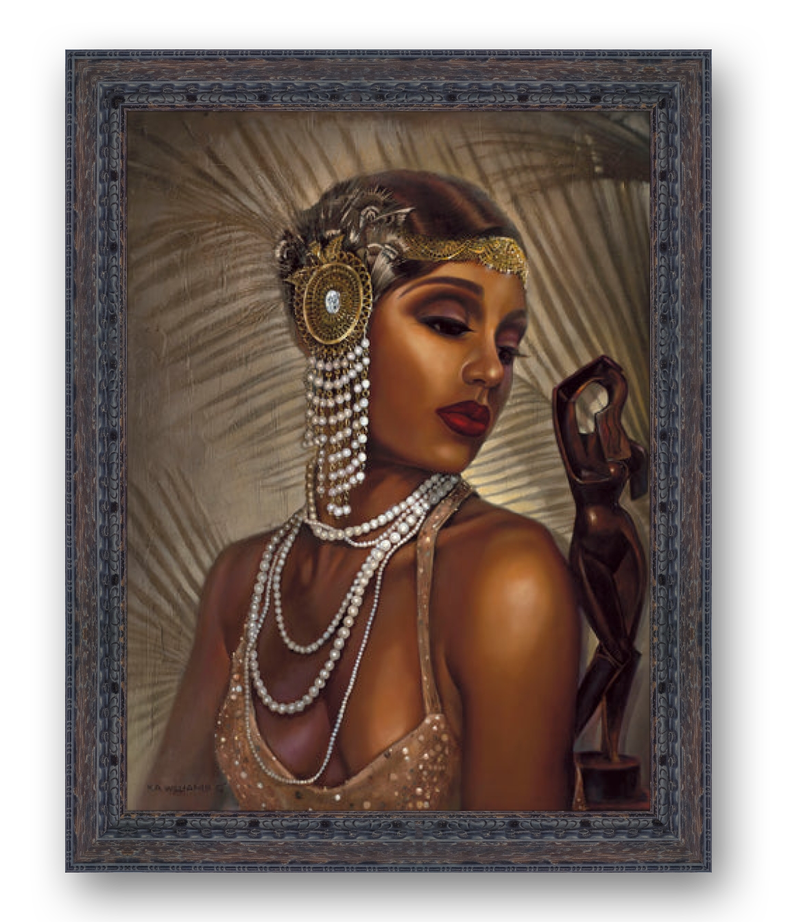 Copper Colored (Framed Canvas)