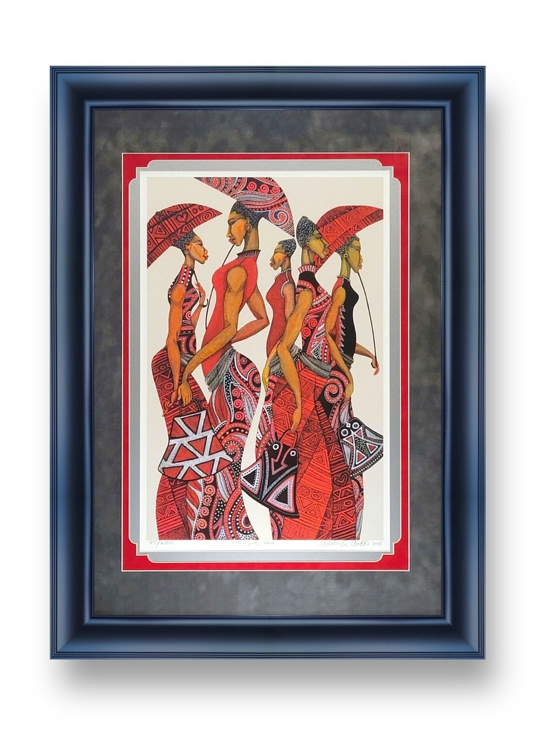 Parasol Red (Framed)