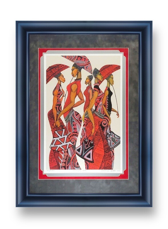 Parasol Red (Framed) Parasol Red (Framed)