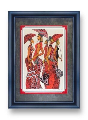 Parasol Red (Framed)