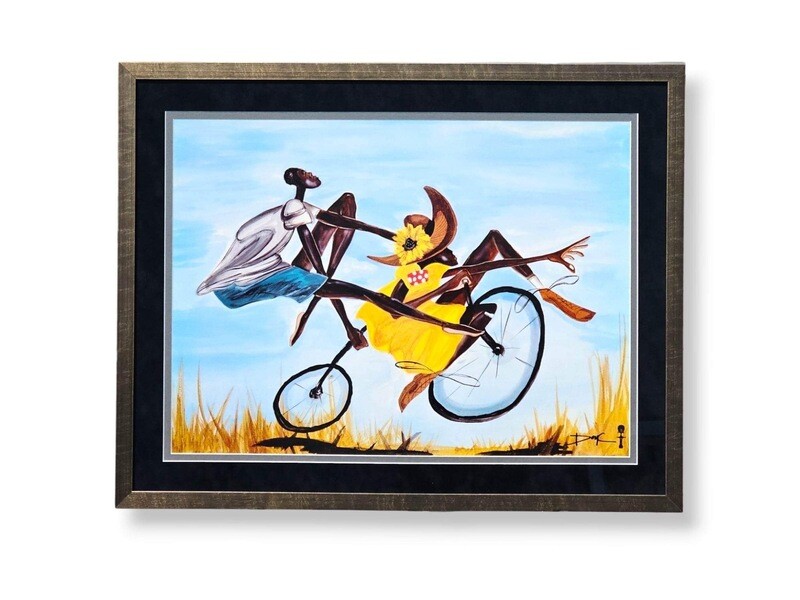 Baby Hang On  (framed)