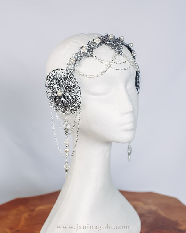 Silver Art Nouveau Crown