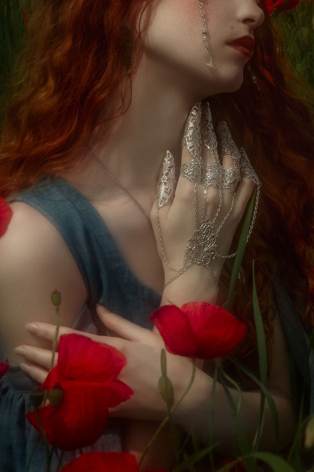 Silver Claw Glove - Finger Armor Jewelry