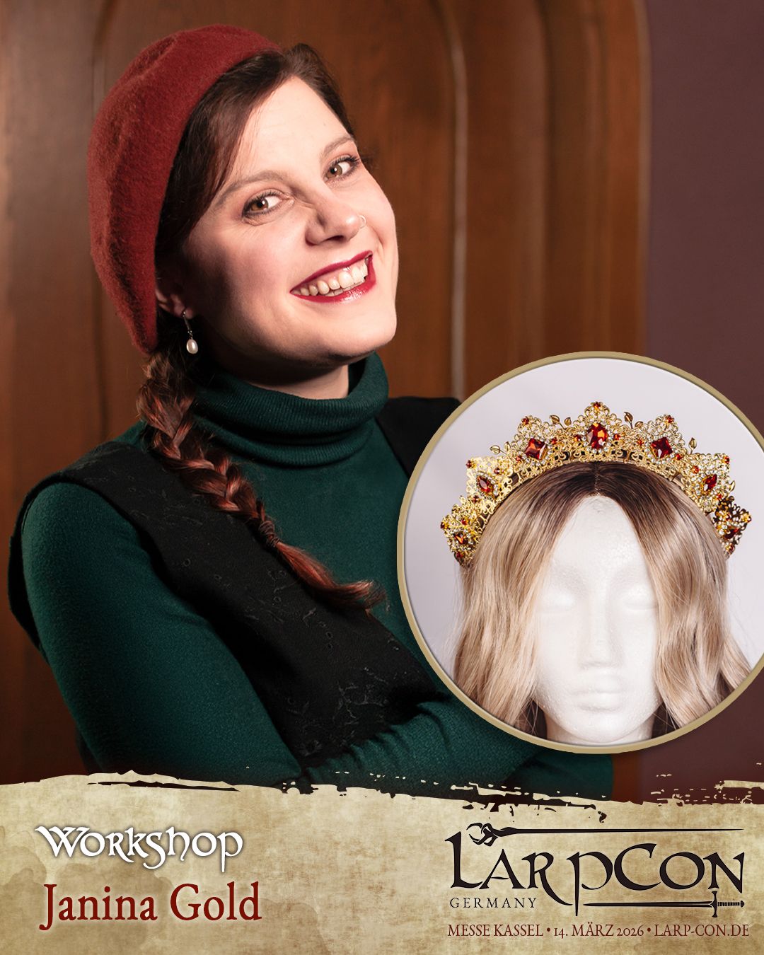 LARPCon Kronen Workshop mit Janina Gold