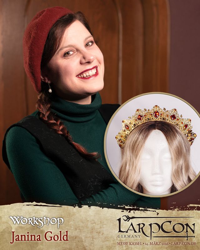 LARPCon Kronen Workshop mit Janina Gold
